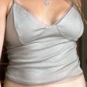 mesh lined urban outfitters thick durable tank top